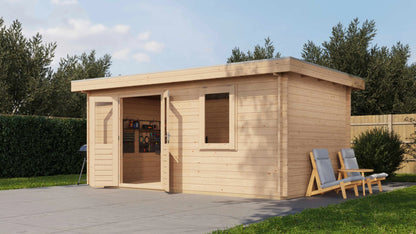 Lugarde Select Log Cabin Exmoor 500x300cm - Untreated