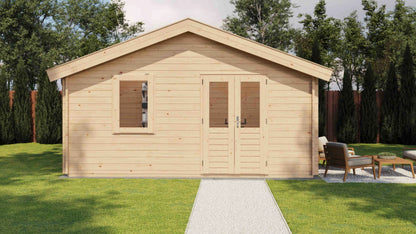 Lugarde Select Log Cabin Tweed 500x300cm - Untreated