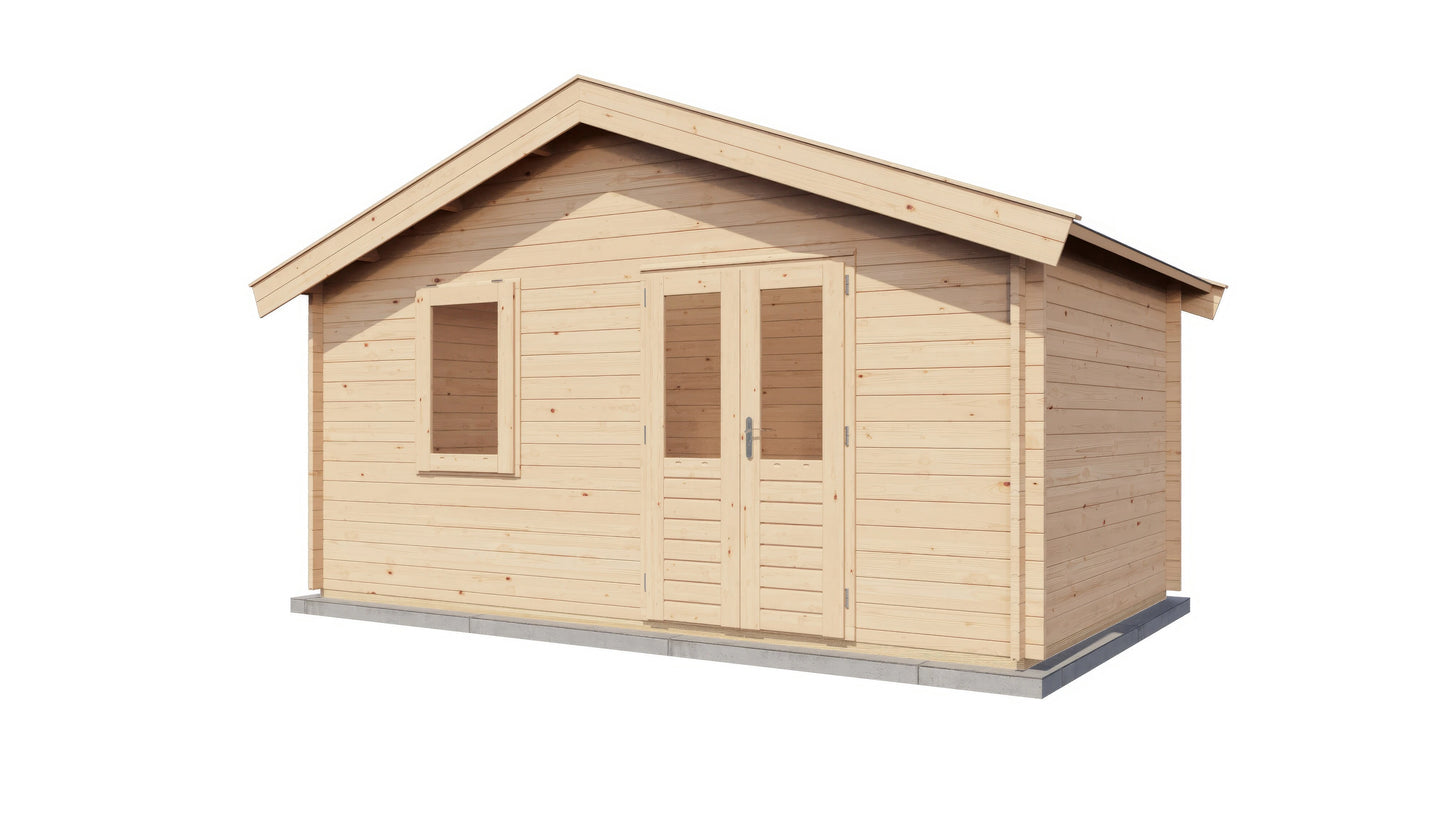 Lugarde Select Log Cabin Tweed 500x300cm - Untreated