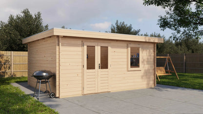 Lugarde Select Log Cabin Dartmoor 500x400cm - Untreated