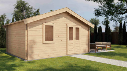 Lugarde Select Log Cabin Tamar 500x400cm - Untreated