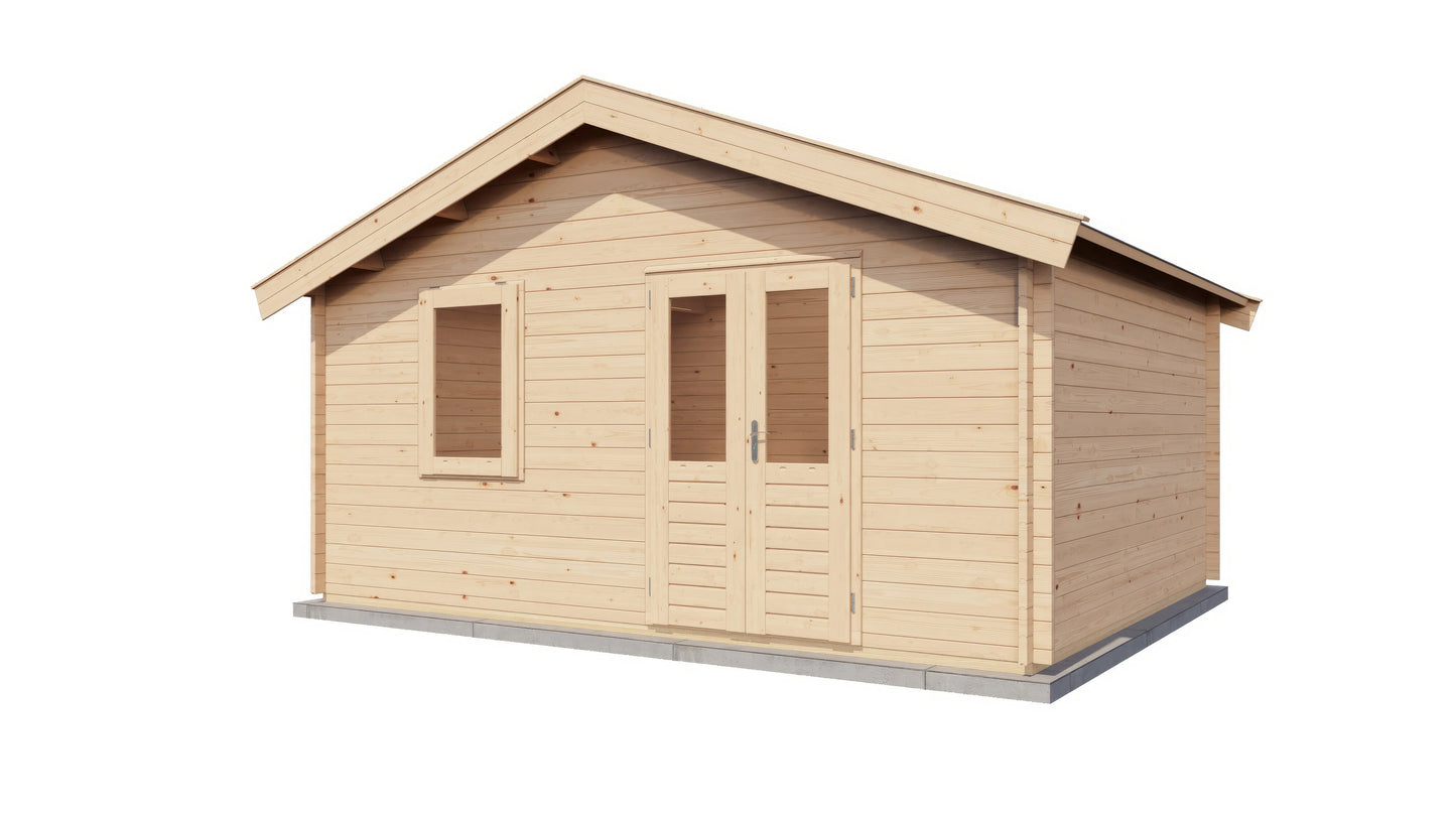 Lugarde Select Log Cabin Tamar 500x400cm - Untreated