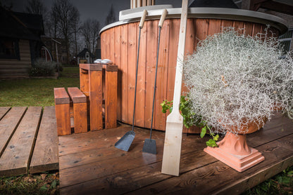 1.8m Fibreglass Hot Tub with external heater