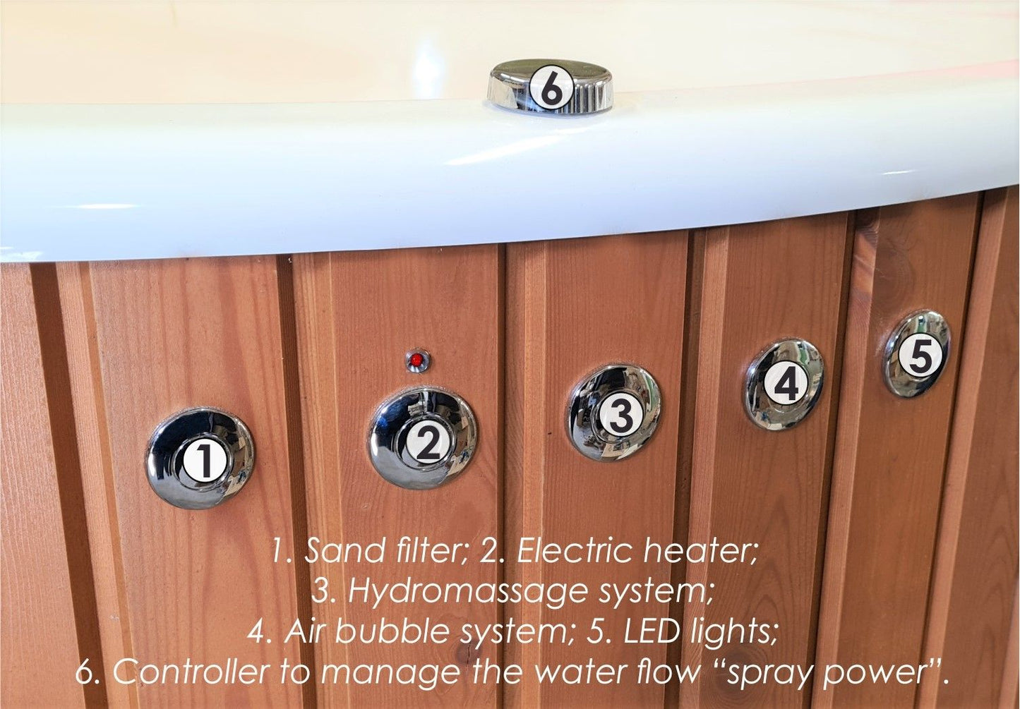 Fibreglass Ofuro Hot Tub
