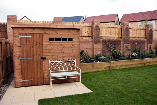 Security Pent Shed